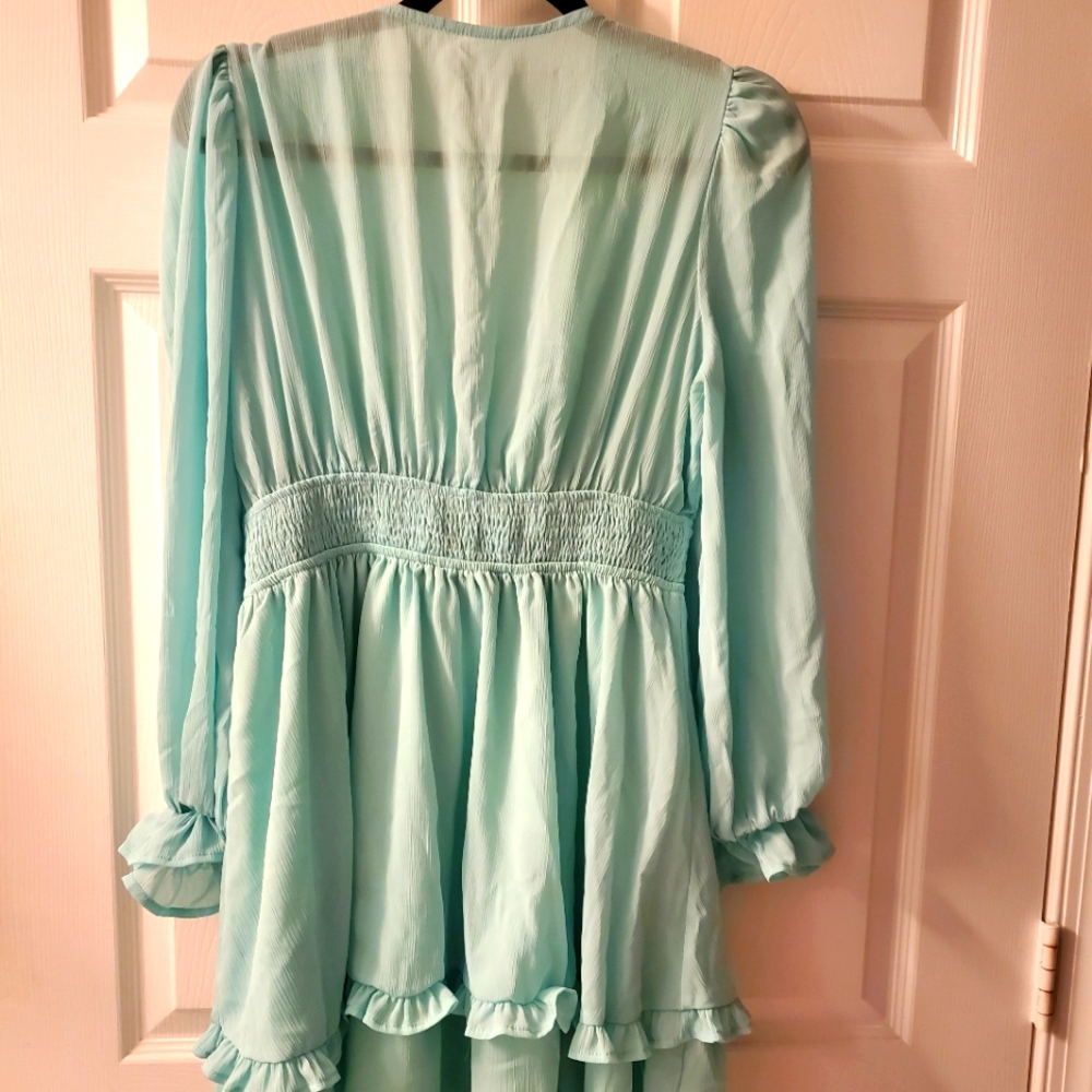 Mint/light Green Dress (Large)